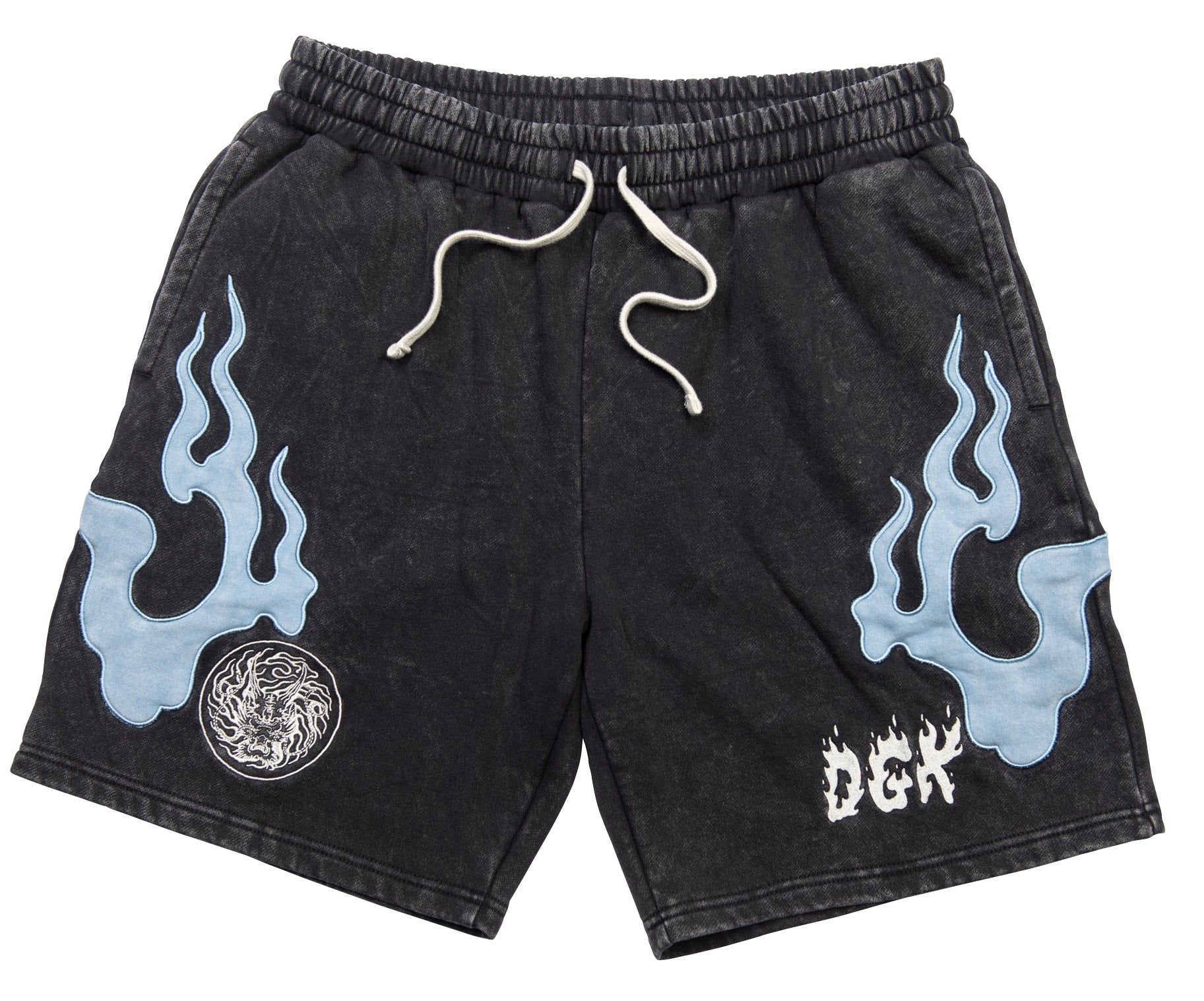 DGK Storm Fleece Shorts - Washed Black