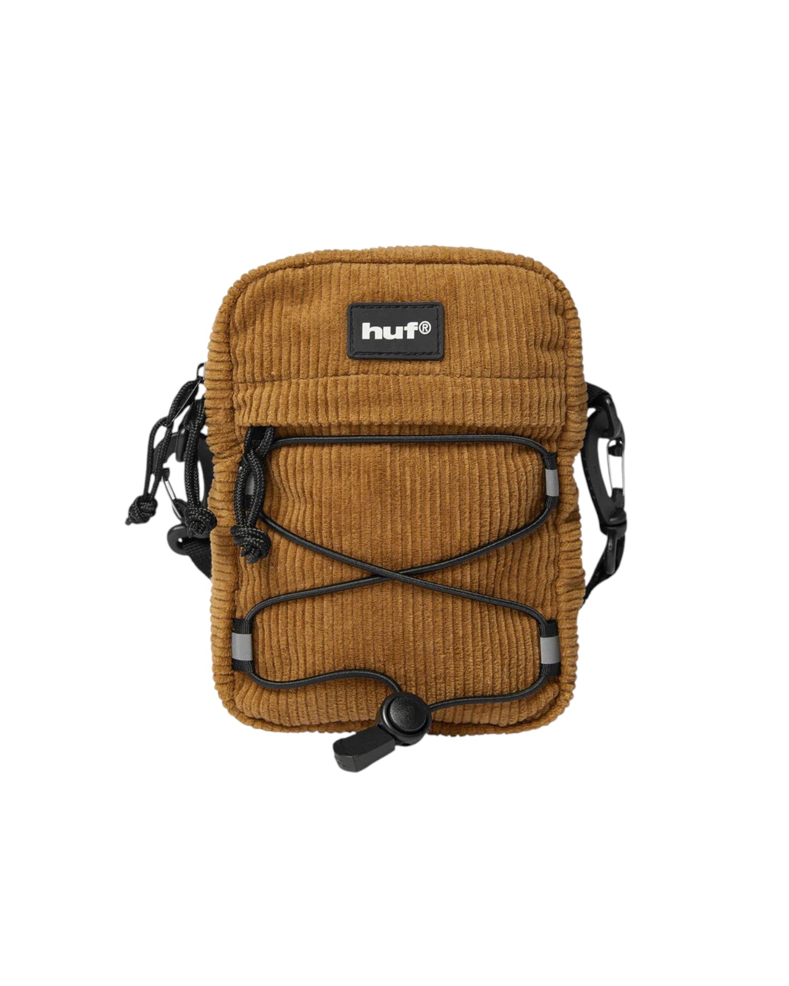 HUF Corduroy Bowery Side Bag - Brown