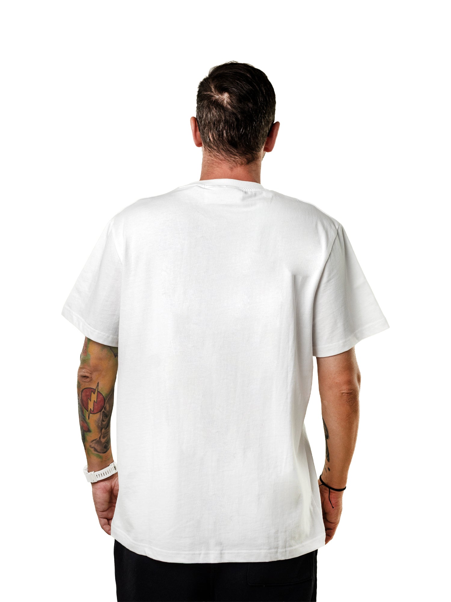 Mitchell & Ness Box Logo Tee White