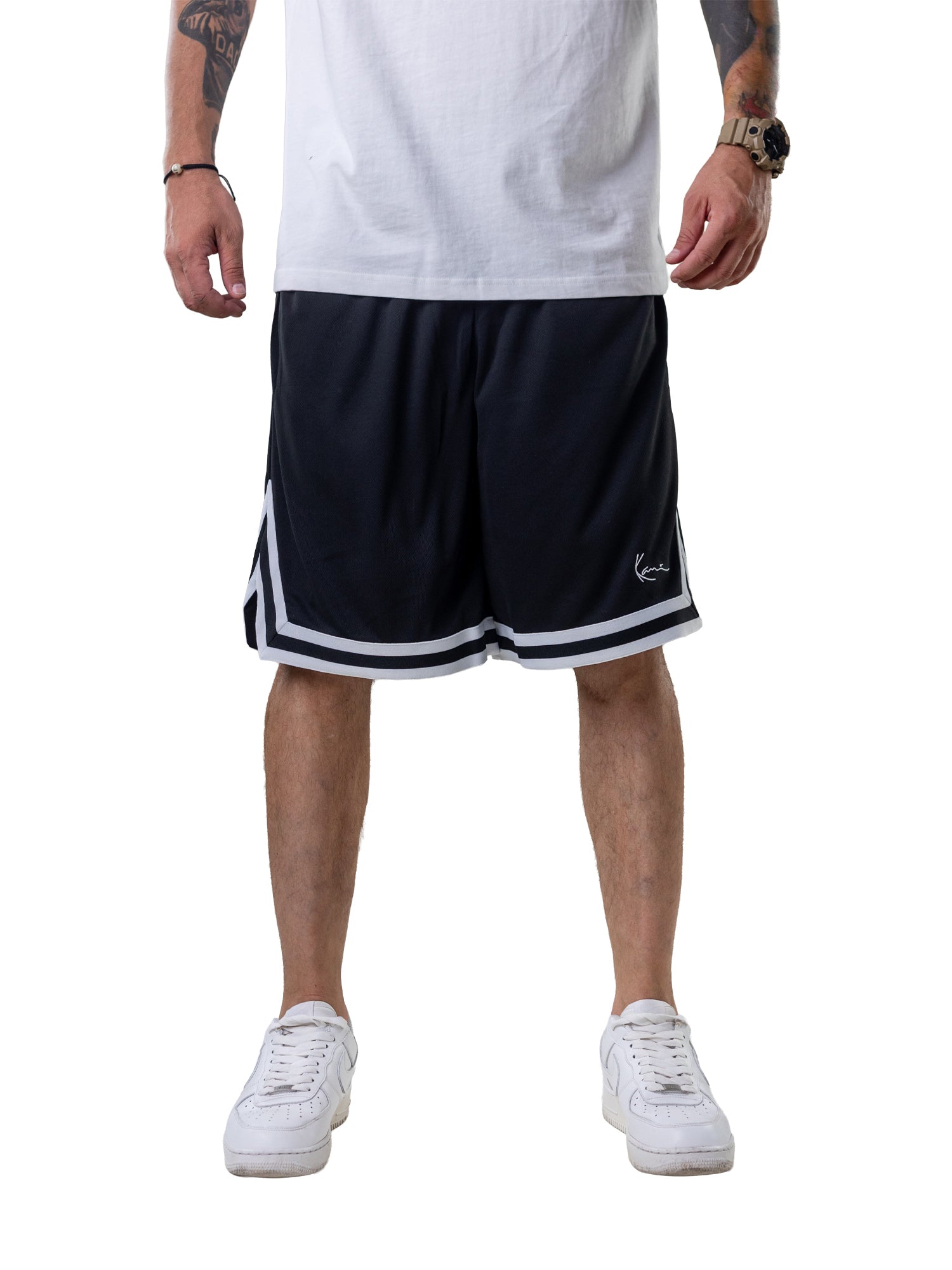 Karl Kani Signature Mesh Shorts - Black