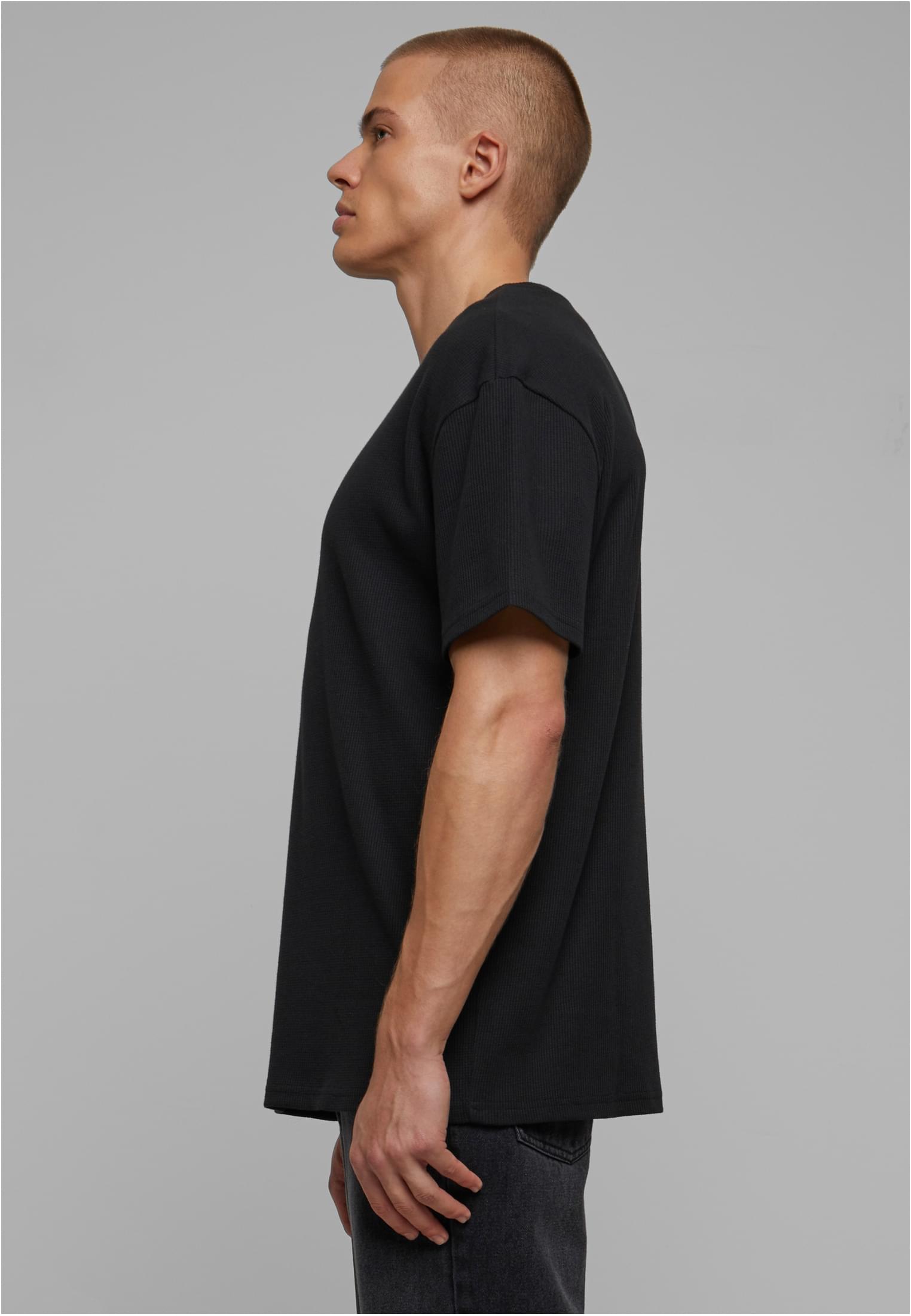 Urban Classics Waffle Tee - Black