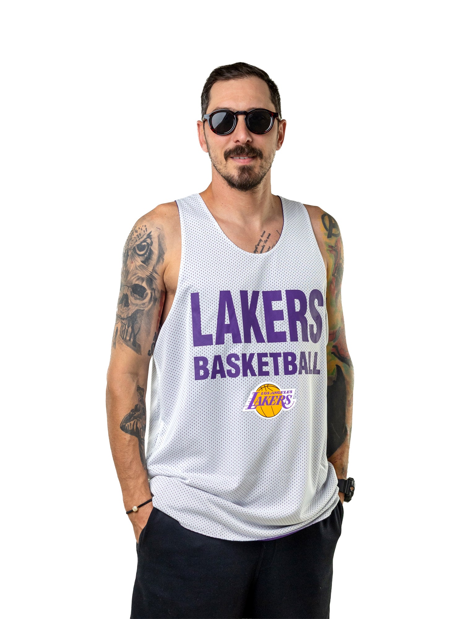 Mitchell & Ness LA Lakers NBA Reversible Mesh Tank Top