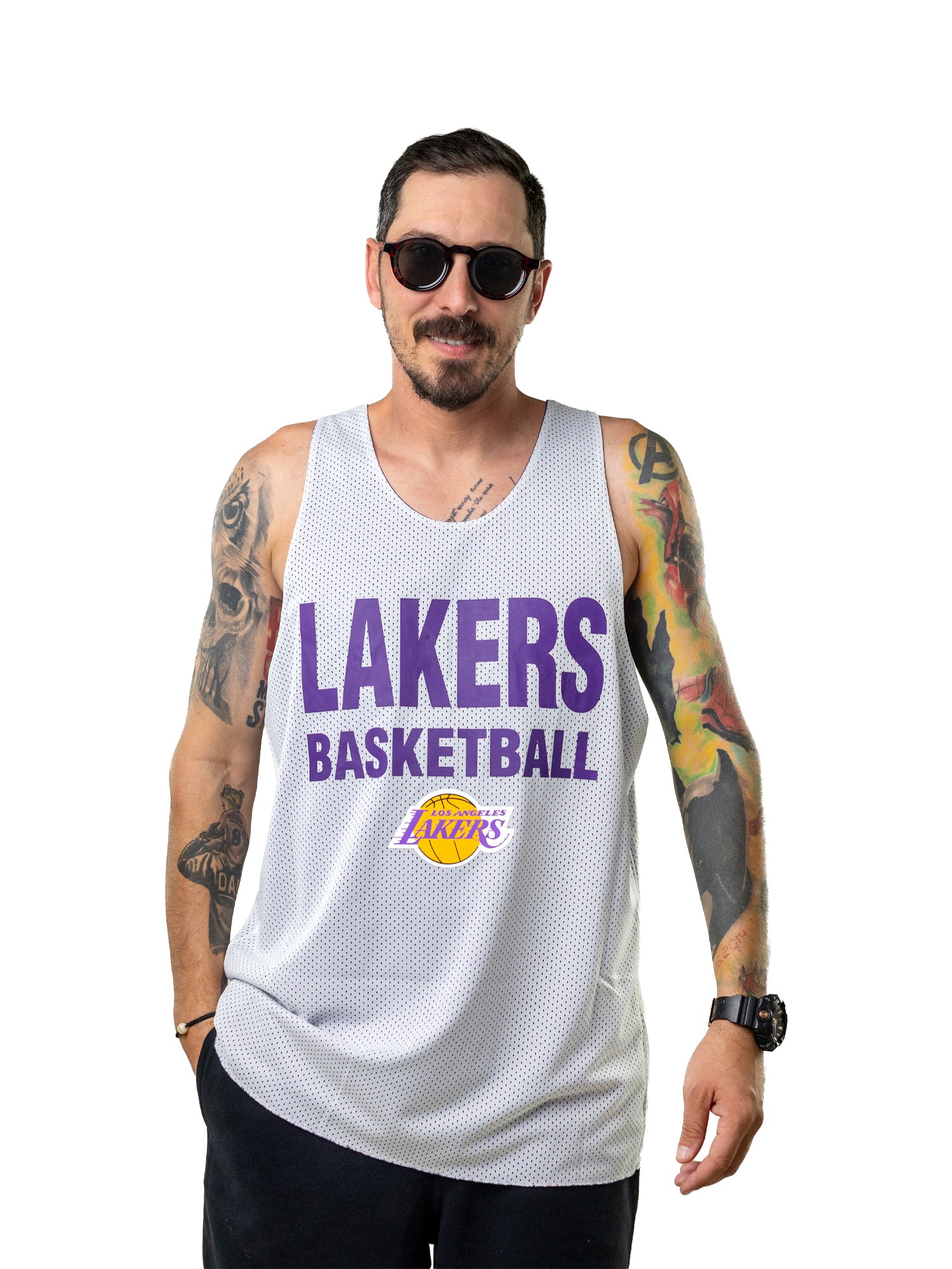 Mitchell & Ness LA Lakers NBA Reversible Mesh Tank Top
