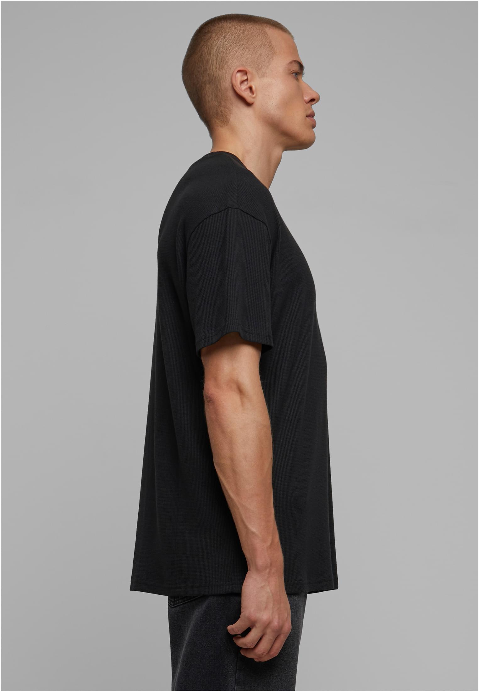 Urban Classics Waffle Tee - Black
