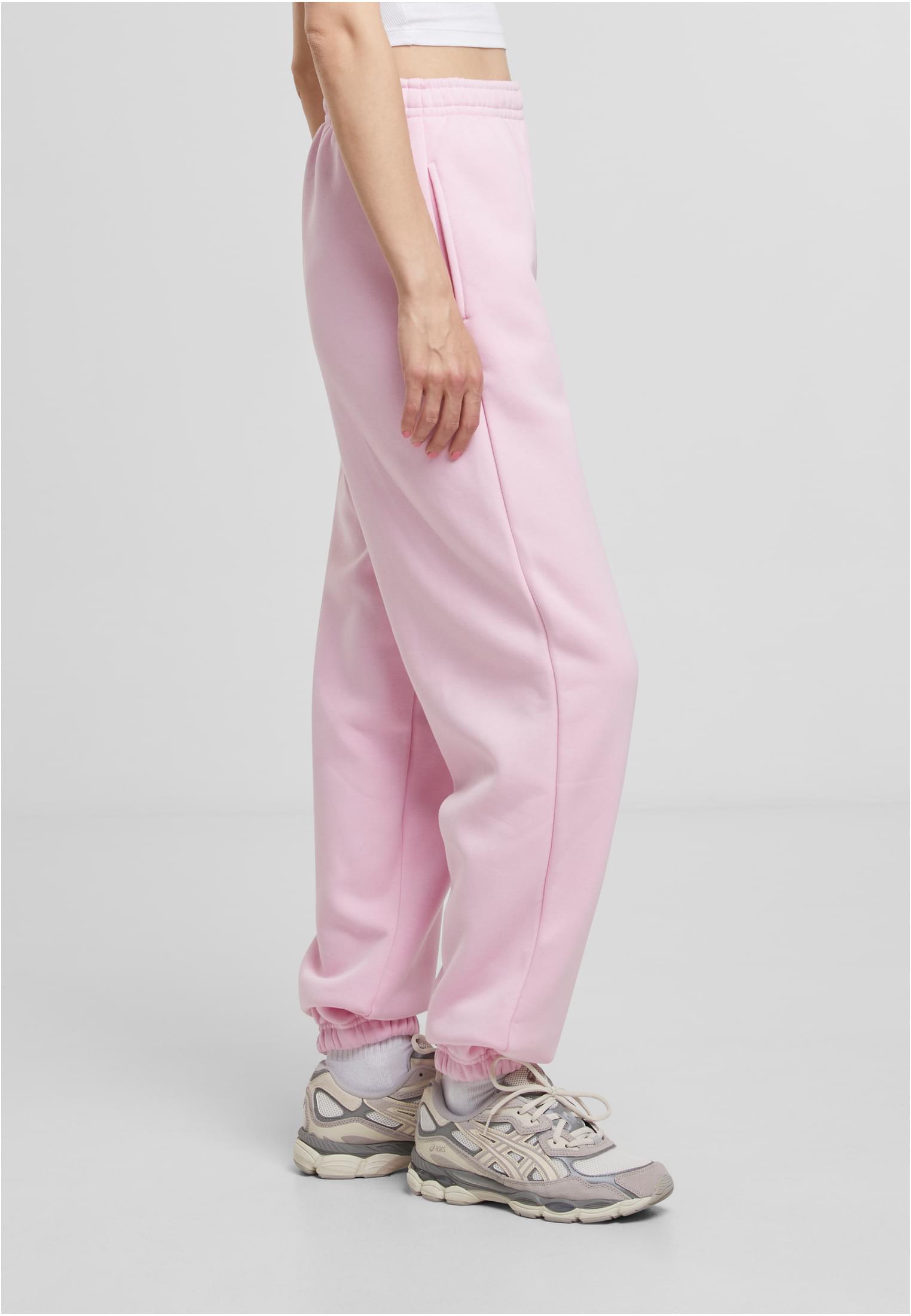 Miss Tee Real Queen Ladies Fluffy Sweatpants Softpink