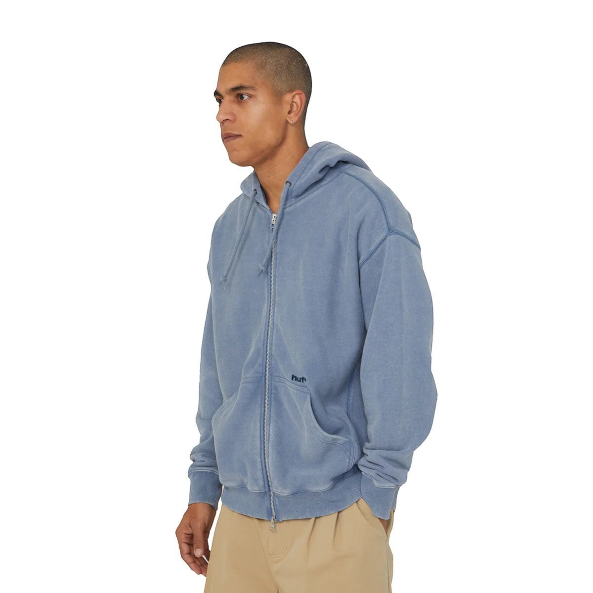 HUF Pacific Wash FZ Hoodie - Blue