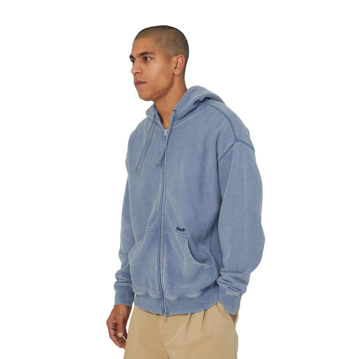 HUF Pacific Wash FZ Hoodie - Blue