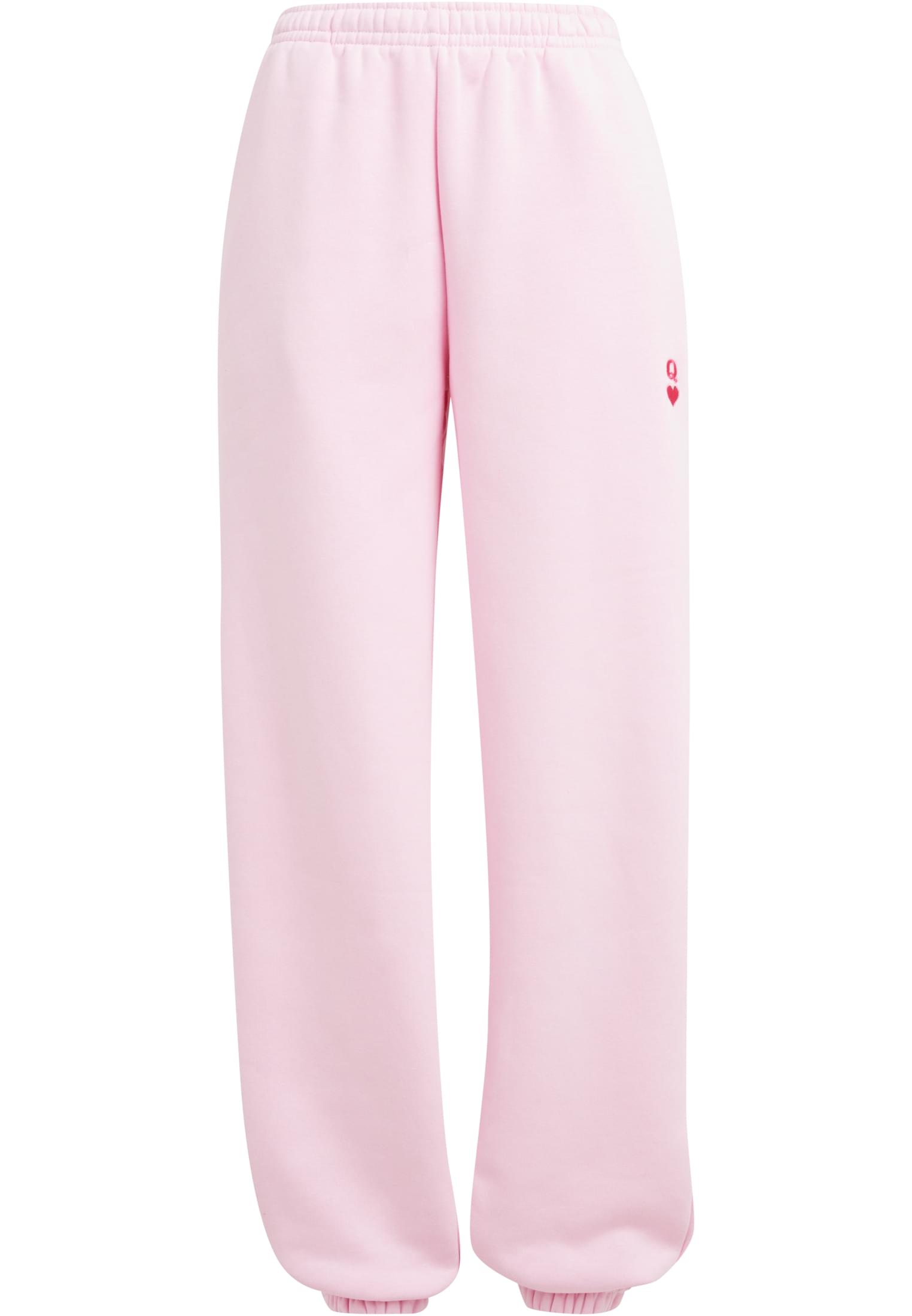 Miss Tee Real Queen Ladies Fluffy Sweatpants Softpink