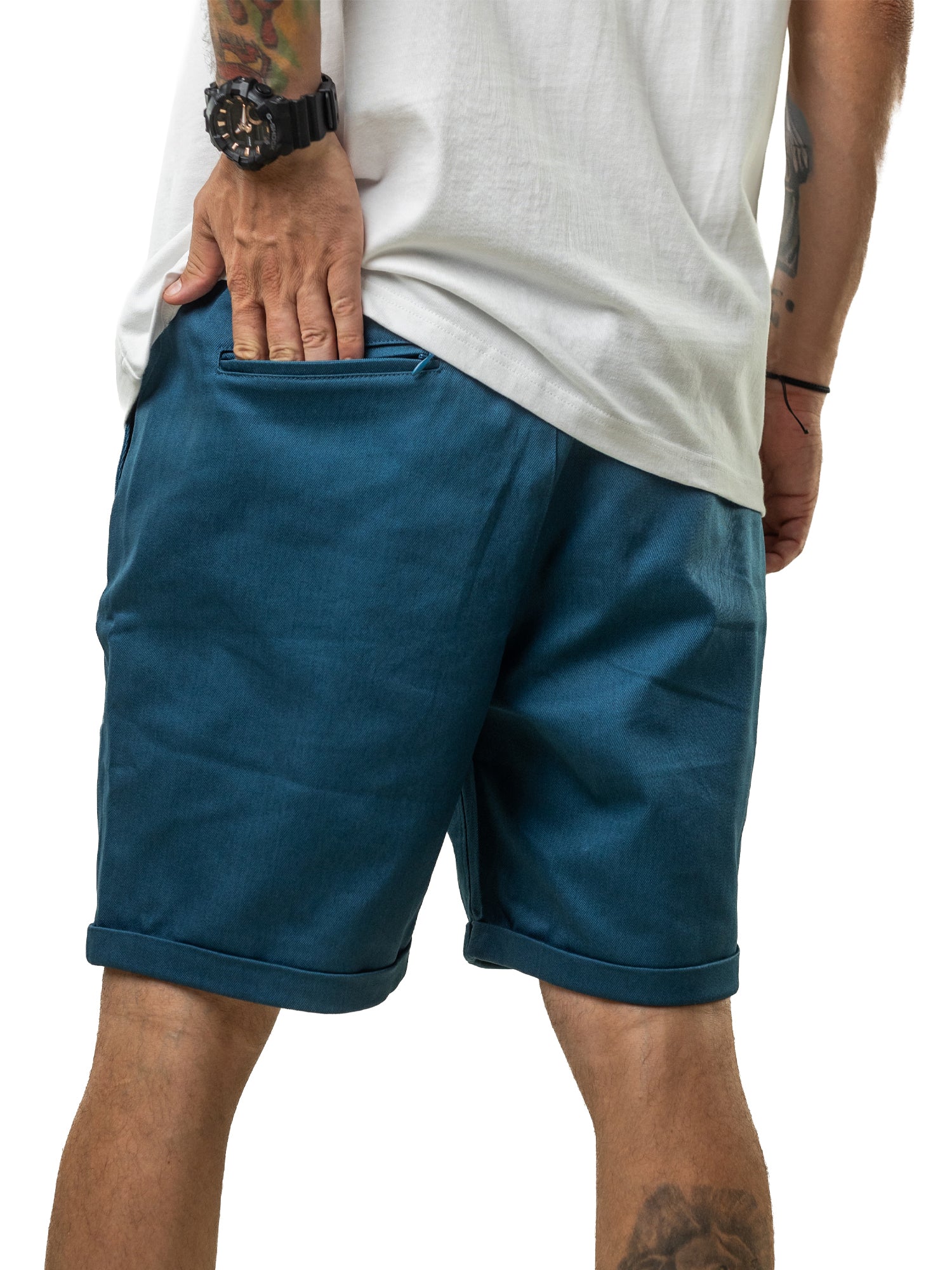 The Dudes Classic EZ Shorts – Majoilca Blue