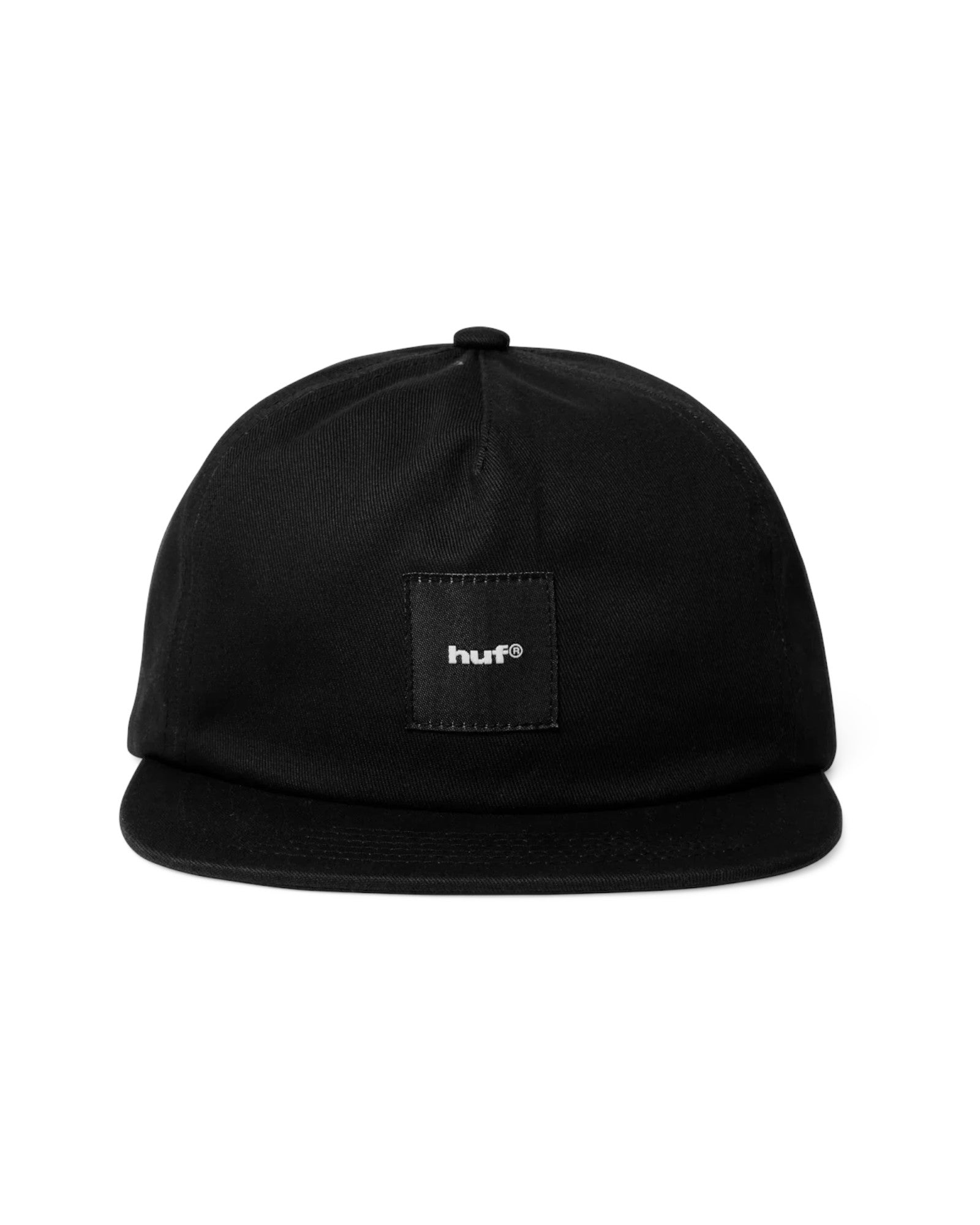 HUF Box Logo Snapback - Black/Black