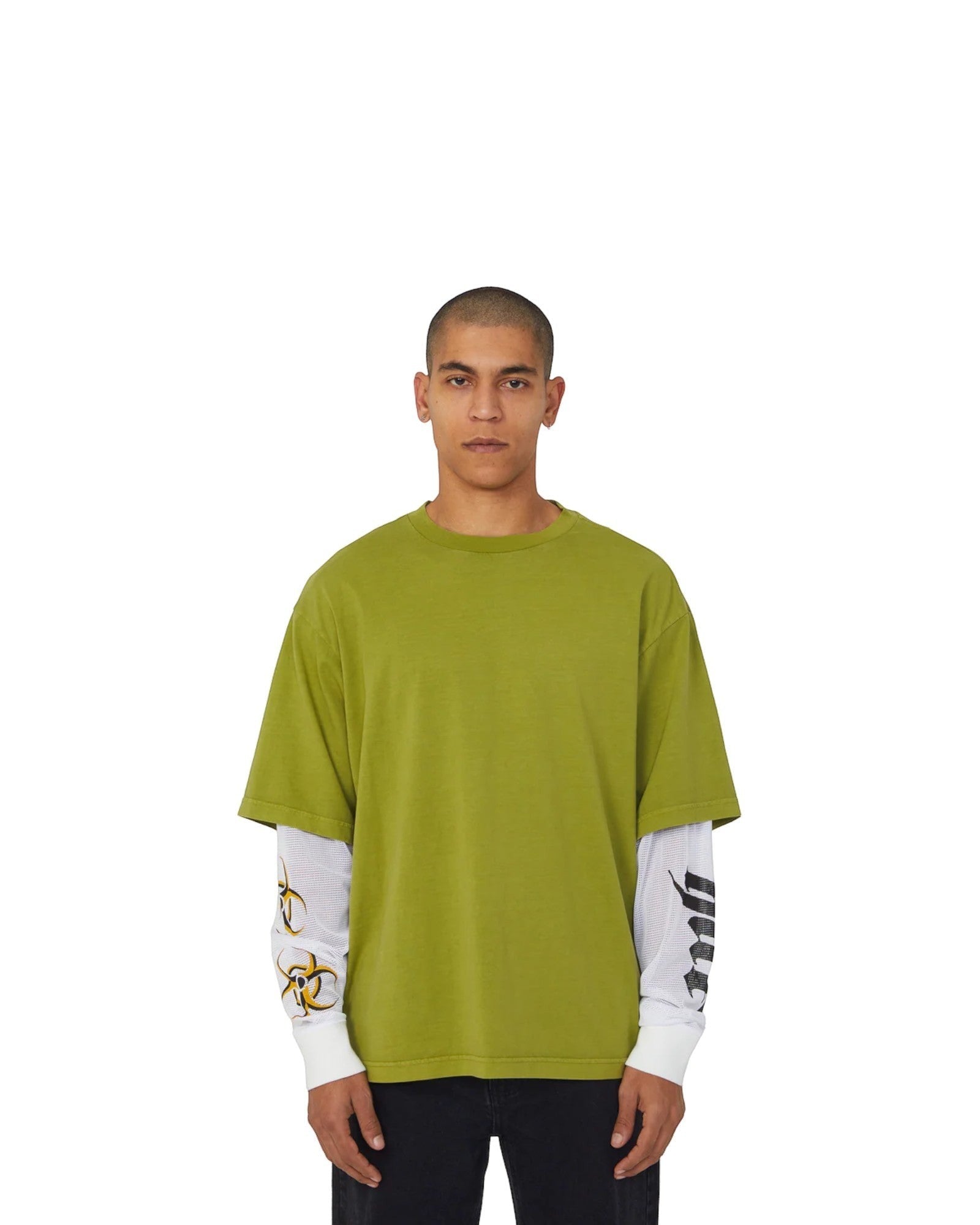 Layered Long Sleeve T-Shirt With Graphic Print
