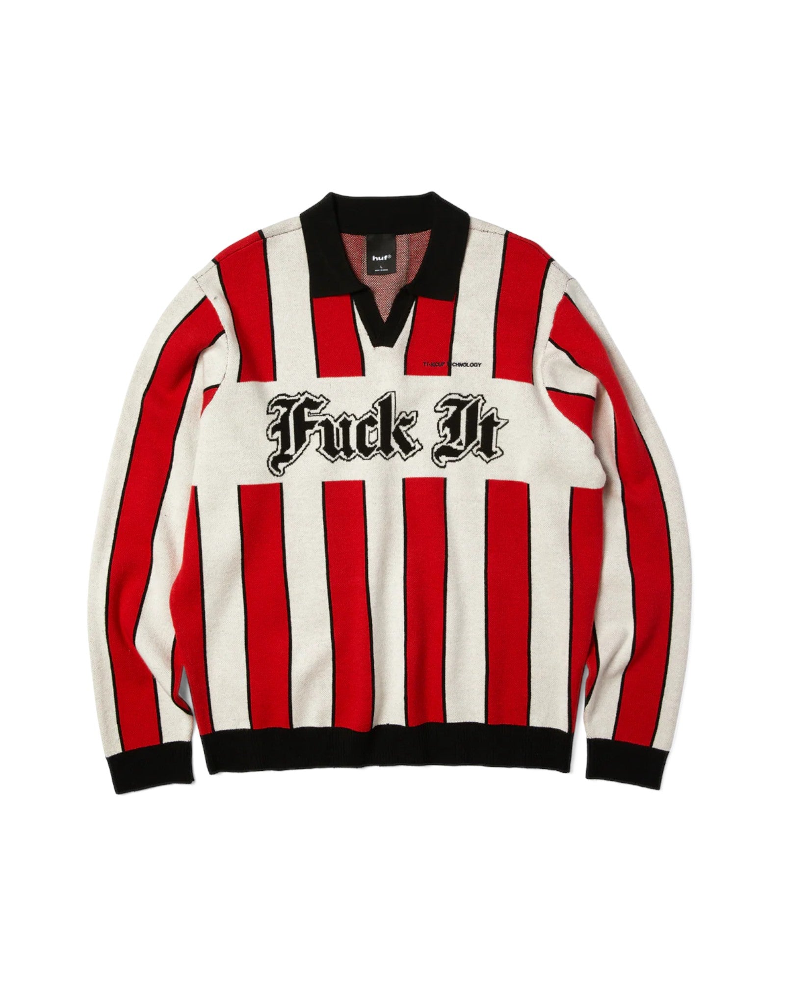 HUF Midfield Jersey Sweater - Red