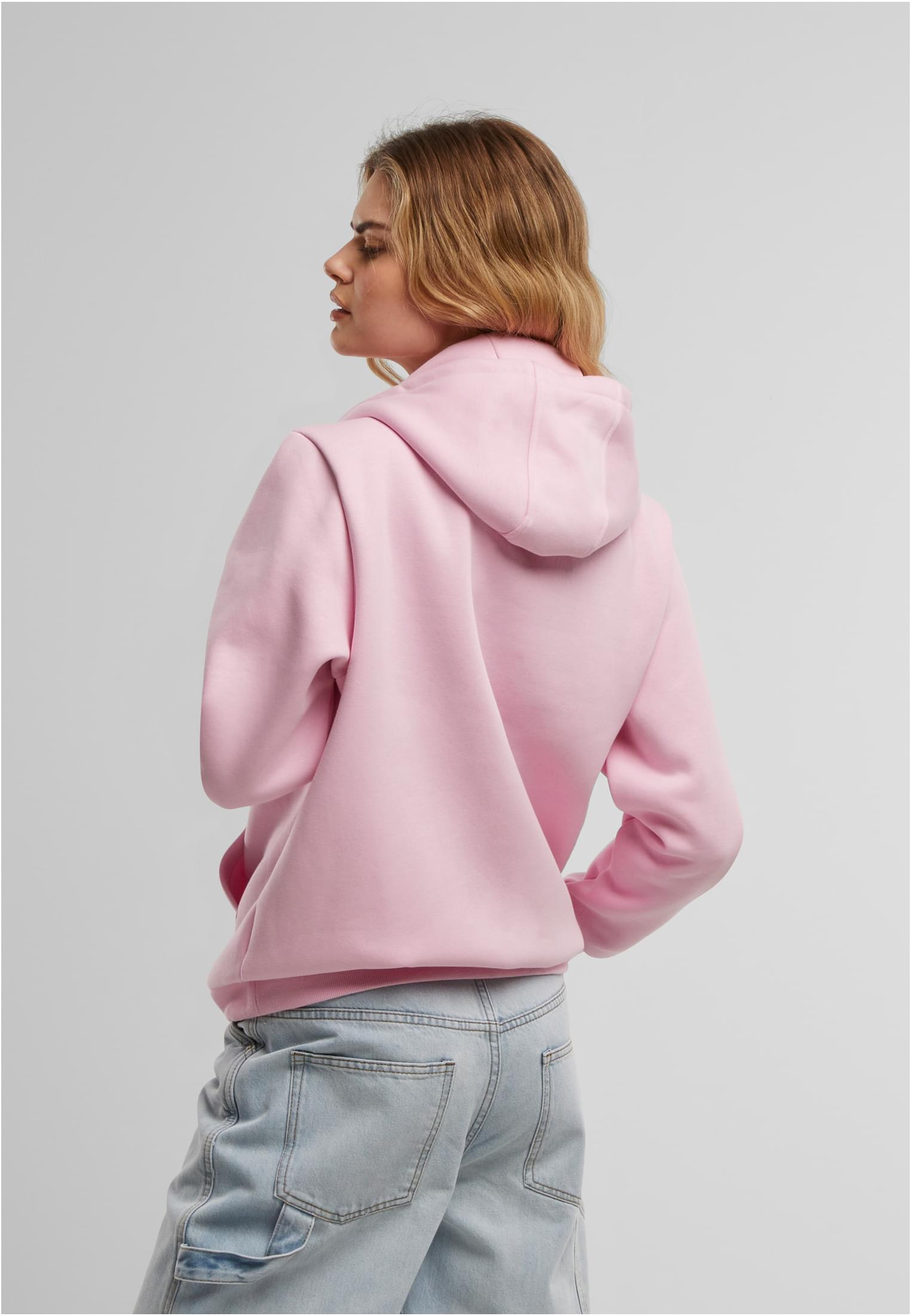 Miss Tee Ladies Queen Card Hoodie - Soft Pink