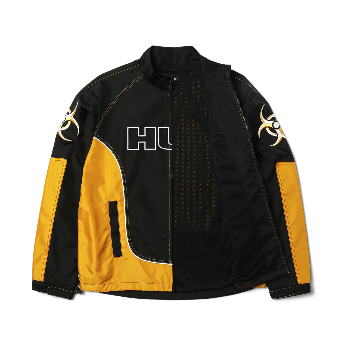 HUF Sector Jacket  - Black/Yellow