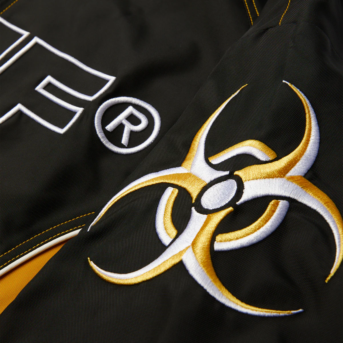 HUF Sector Jacket  - Black/Yellow