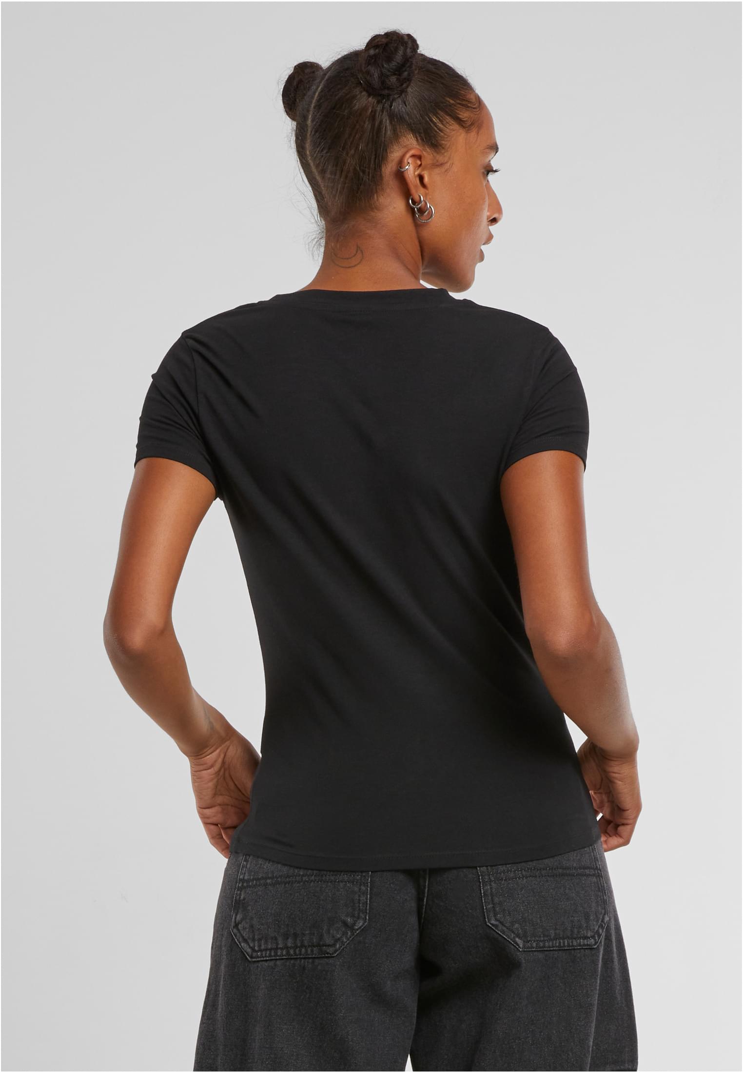 Urban Classics Ladies Cut Out Tee - Black
