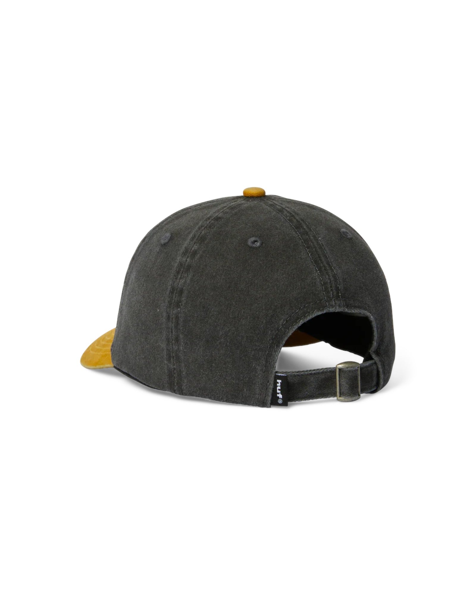 HUF 89 Washed 6 Panel Hat - Black