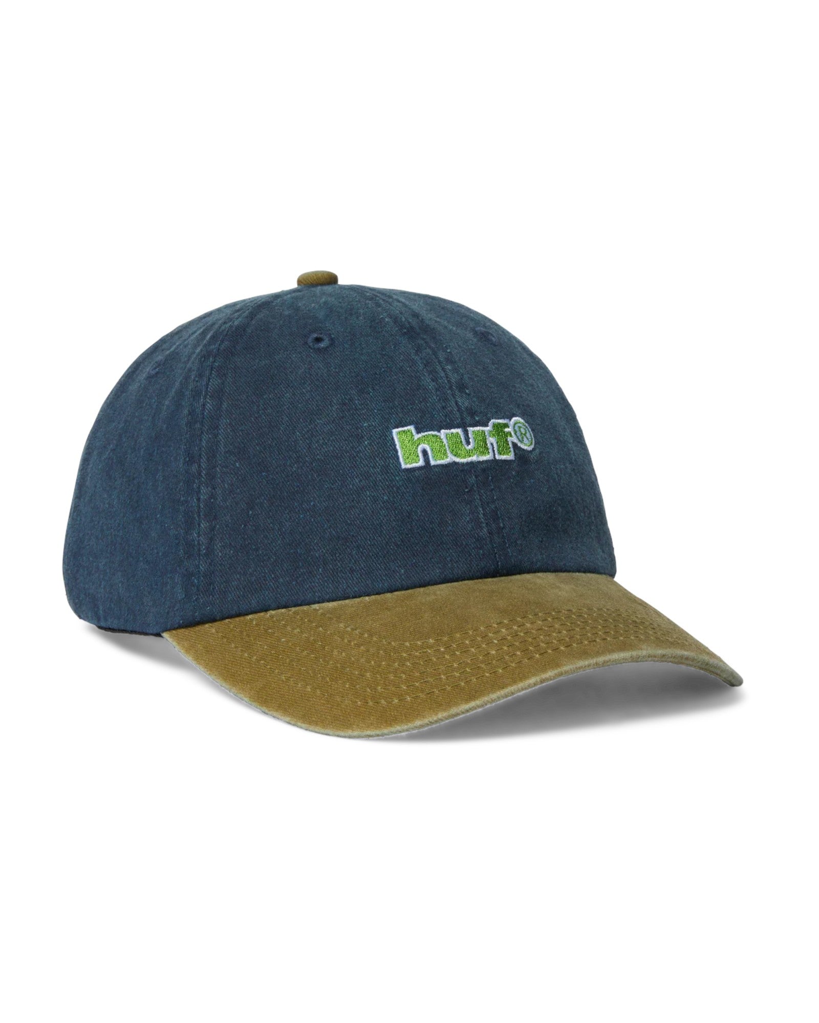 HUF 89 Washed 6 Panel Hat - Navy