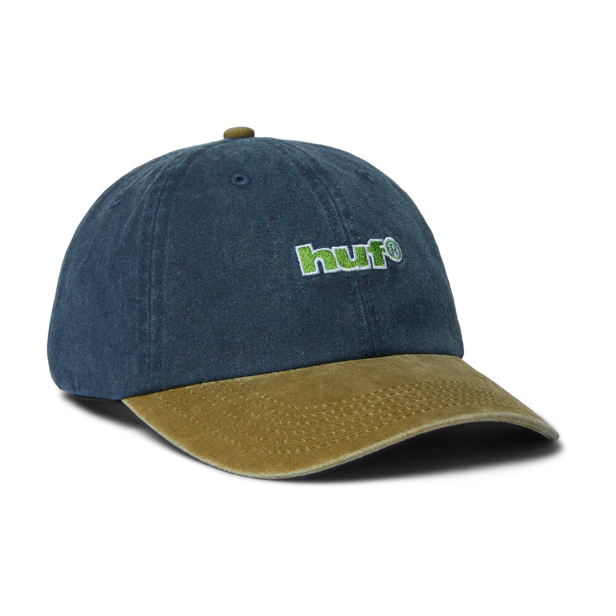 HUF 89 Washed 6 Panel Hat - Navy
