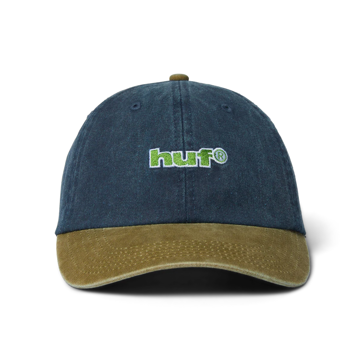 HUF 89 Washed 6 Panel Hat - Navy