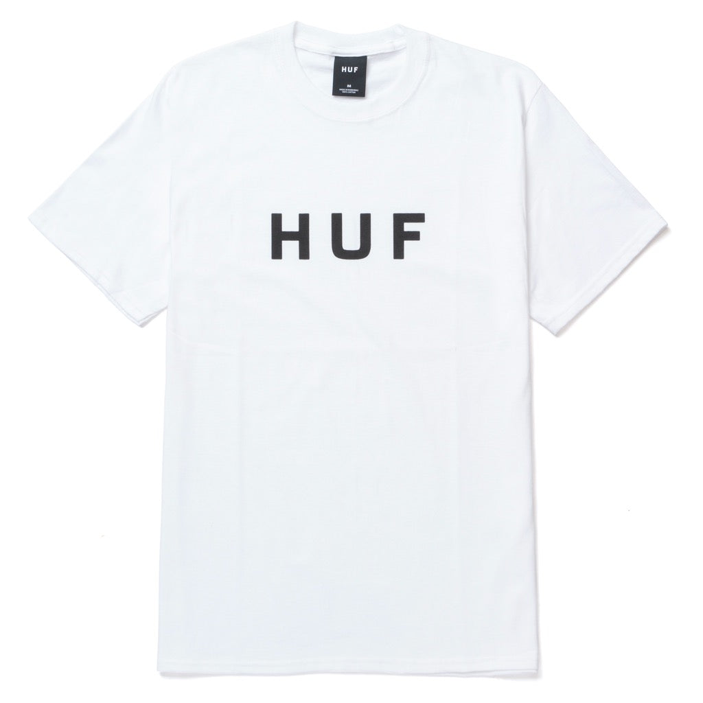 HUF Essentials OG Logo T-Shirt – White