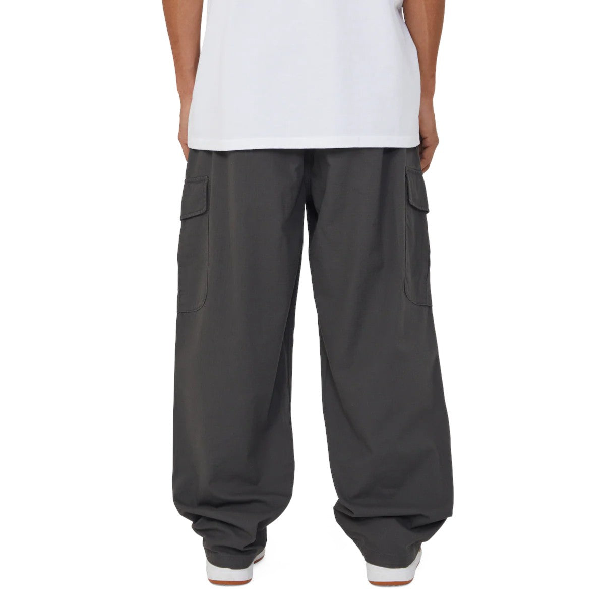 impostor.ro HUF Pretty Baggy Cargos in black, featuring a relaxed fit and multiple cargo pockets.