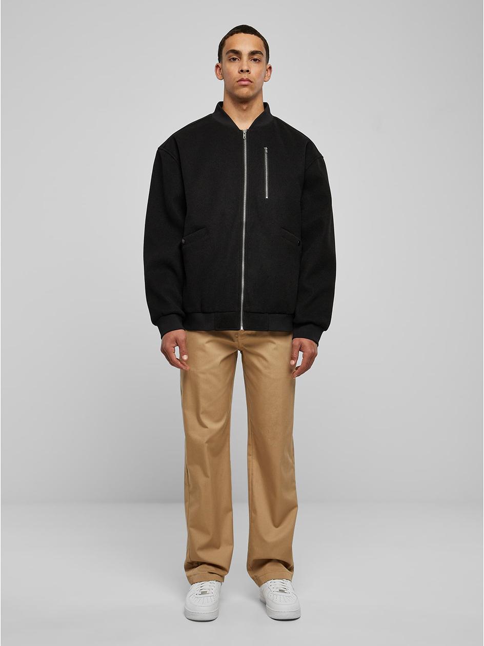 Urban Classics Bomber Bluson Jacket - Black