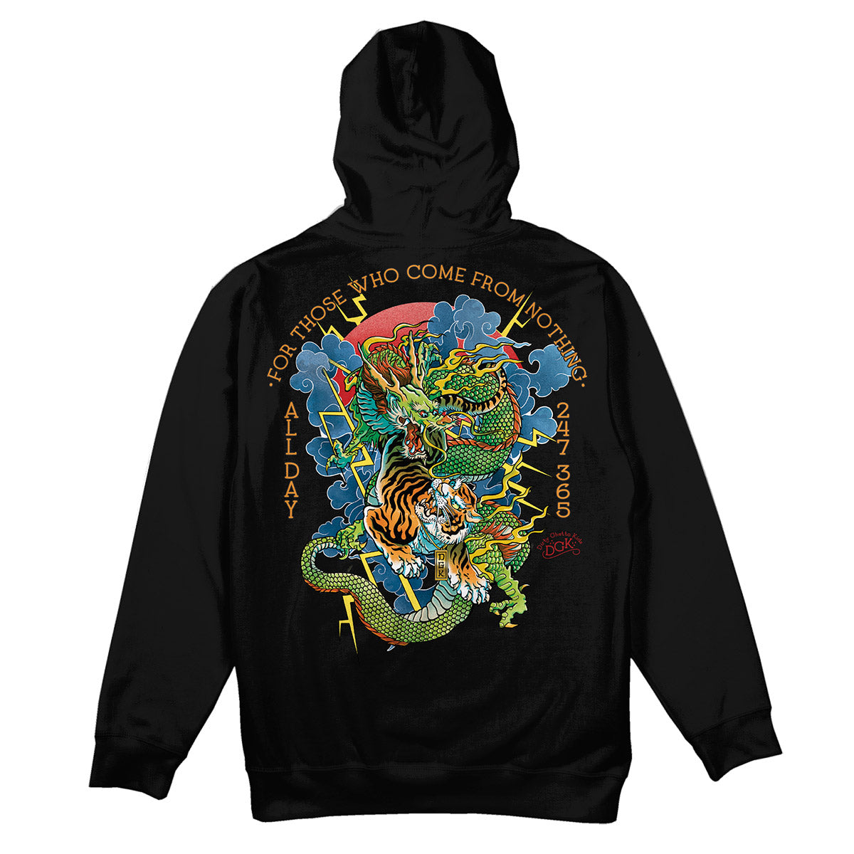 DGK Battle Hooded Fleece - Black