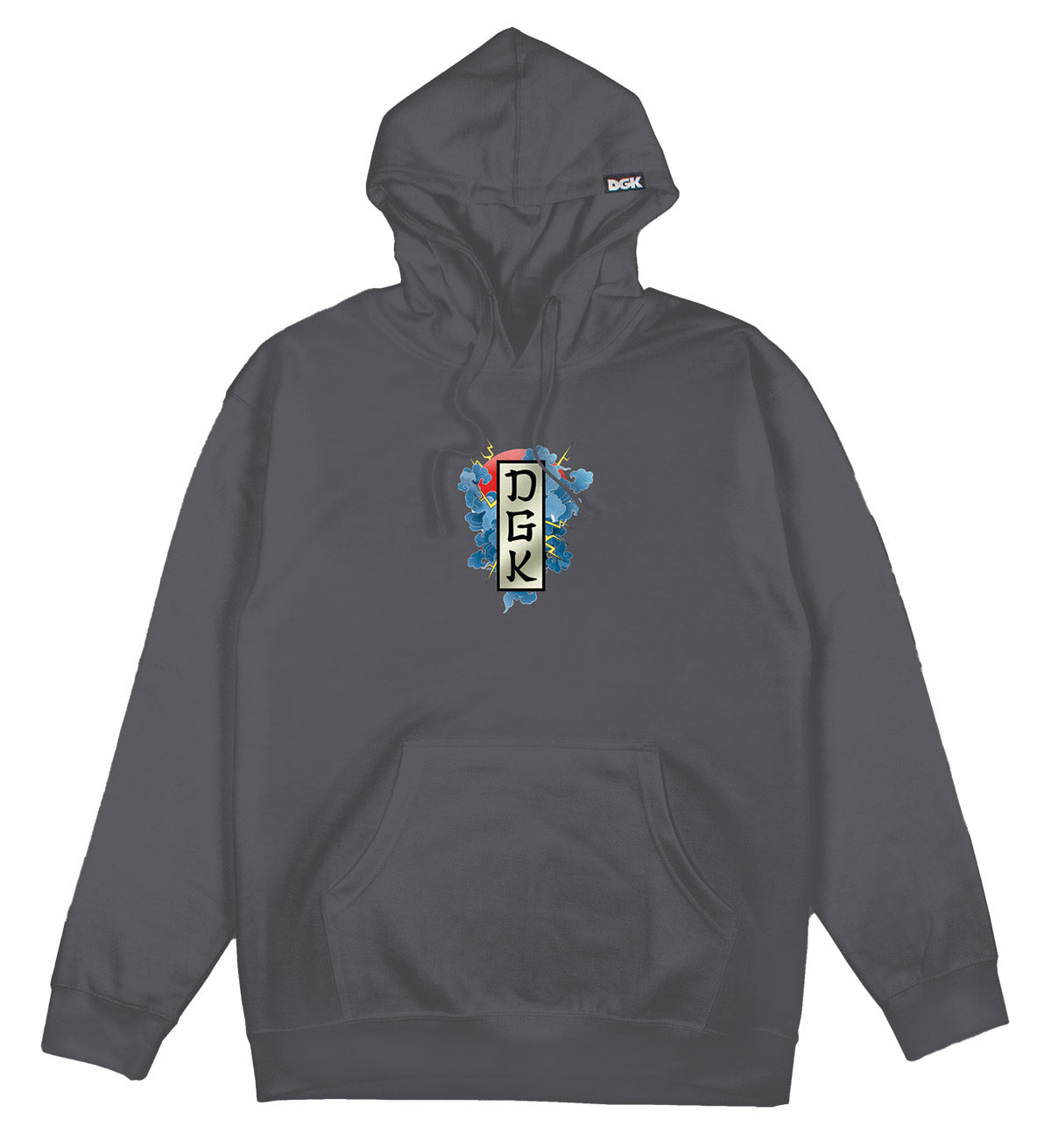 DGK Battle Hooded Fleece - Charcoal