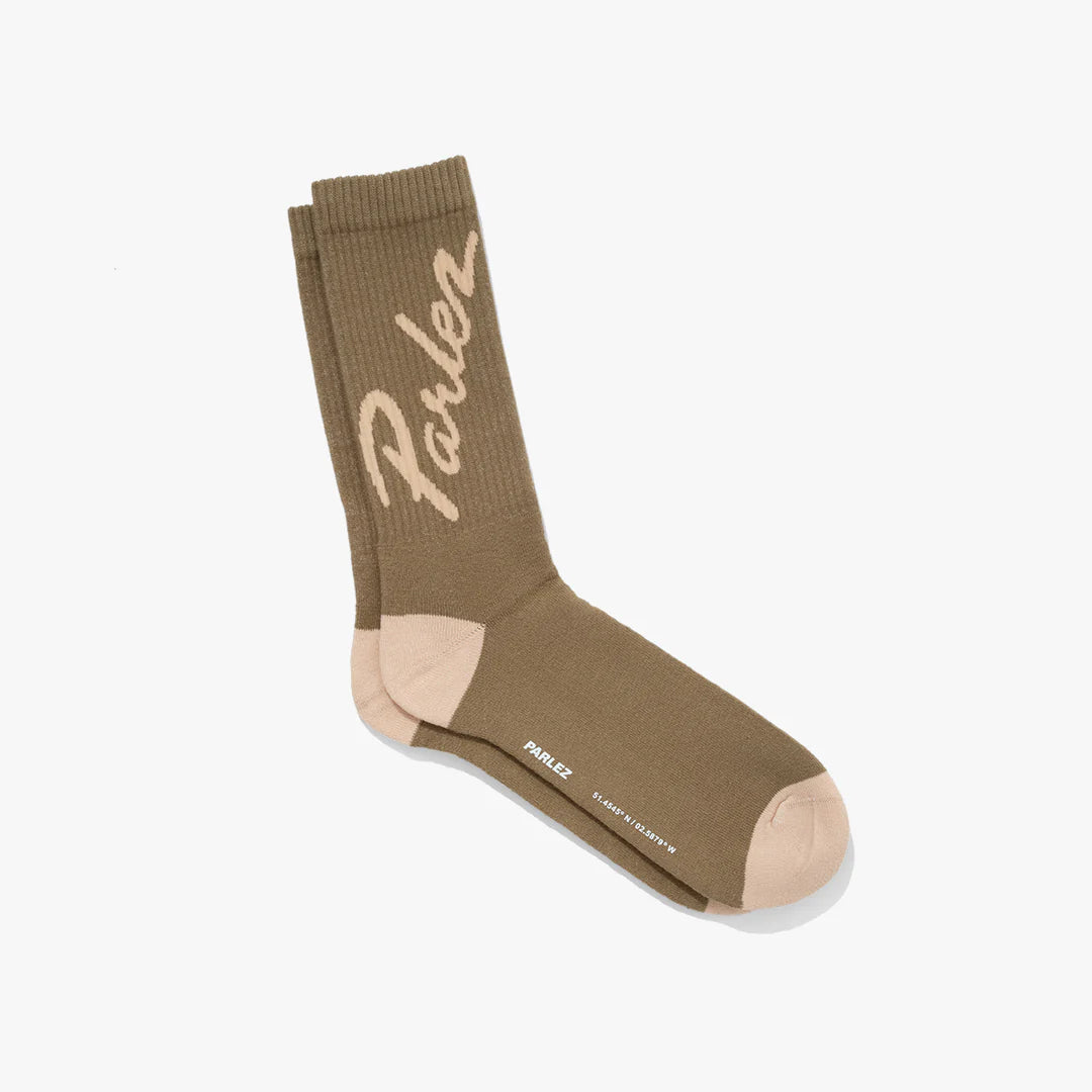 Parlez Orick Sock Olive - Green