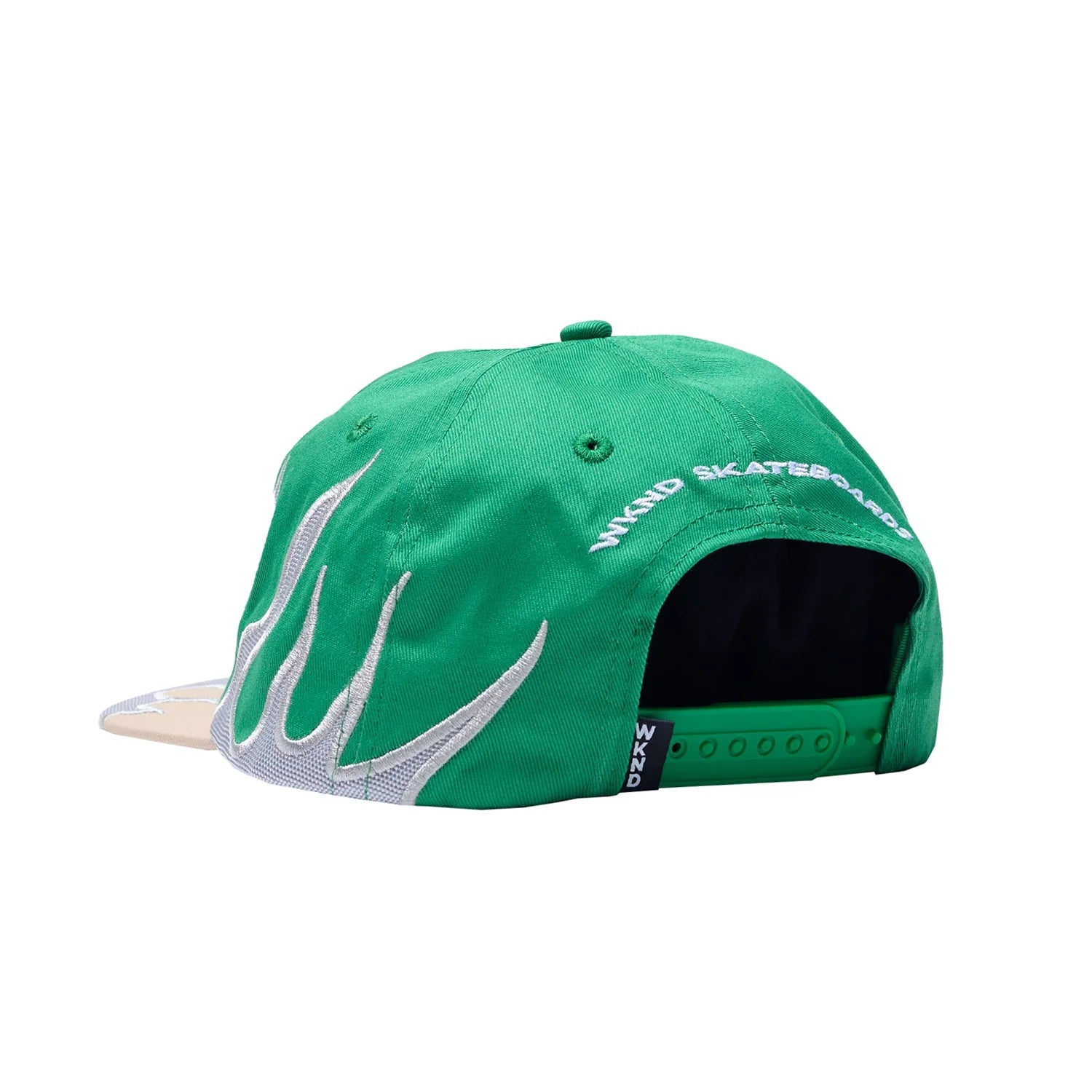 WKND Flame 5-Panel Cap - Lime Green
