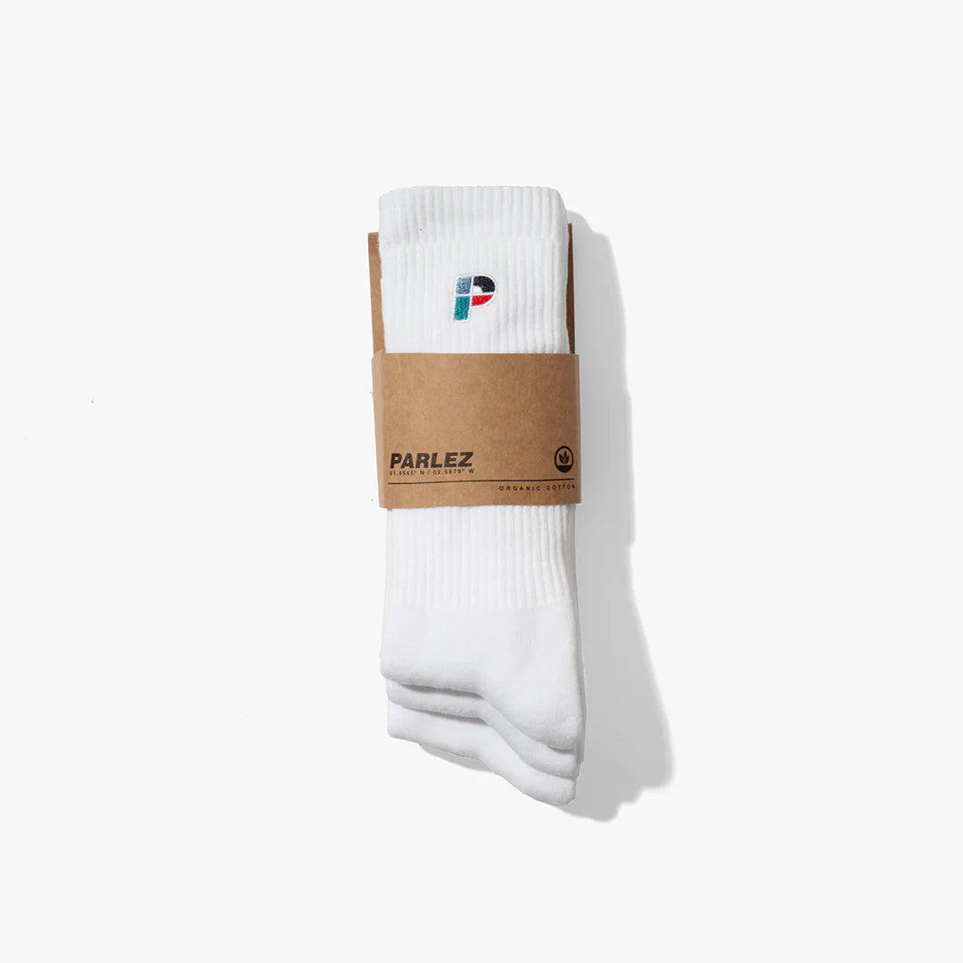 Parlez Lewis Sock White