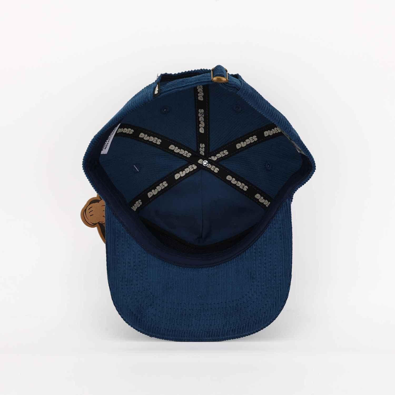 The Dudes Life Unstructured 5 Panel Cap – Saxony Blue