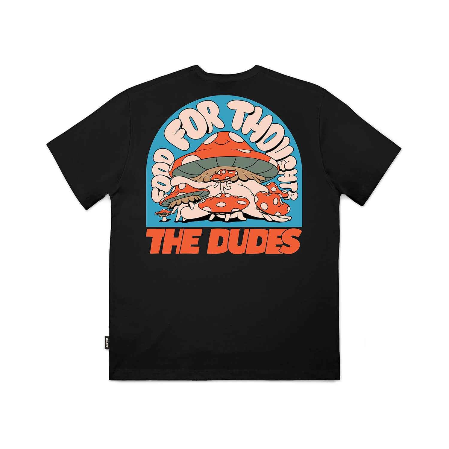 The Dudes Food For Thoughts T-Shirt Black