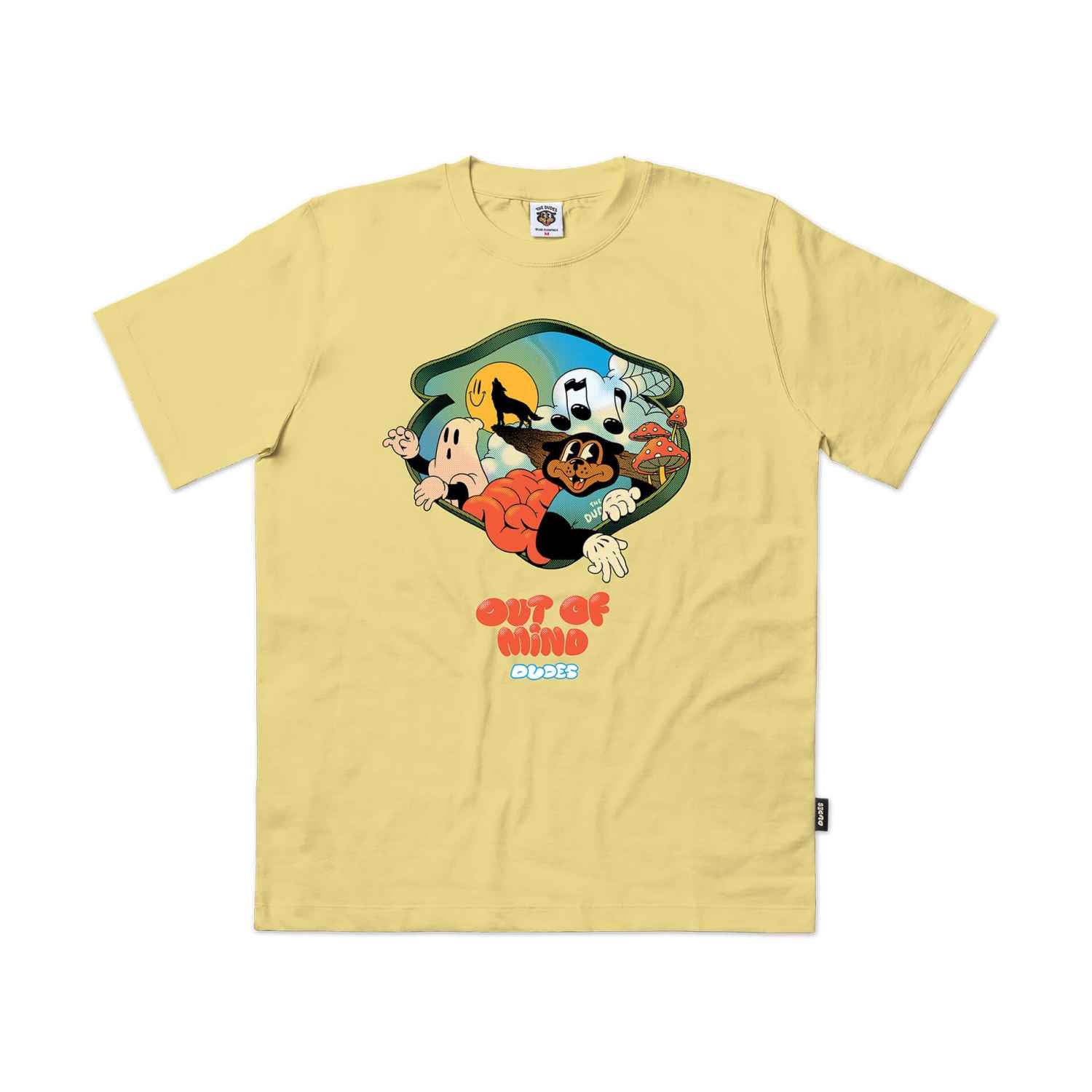 The Dudes Inner World Seasonal T-Shirt – Custard