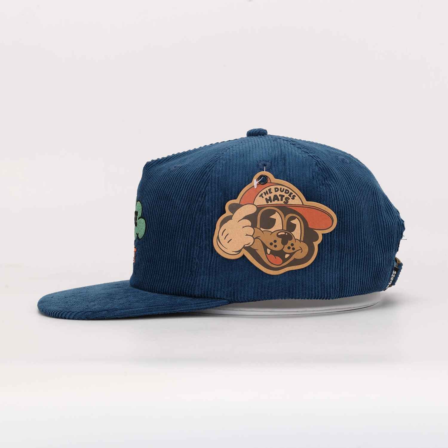 The Dudes Life Unstructured 5 Panel Cap – Saxony Blue