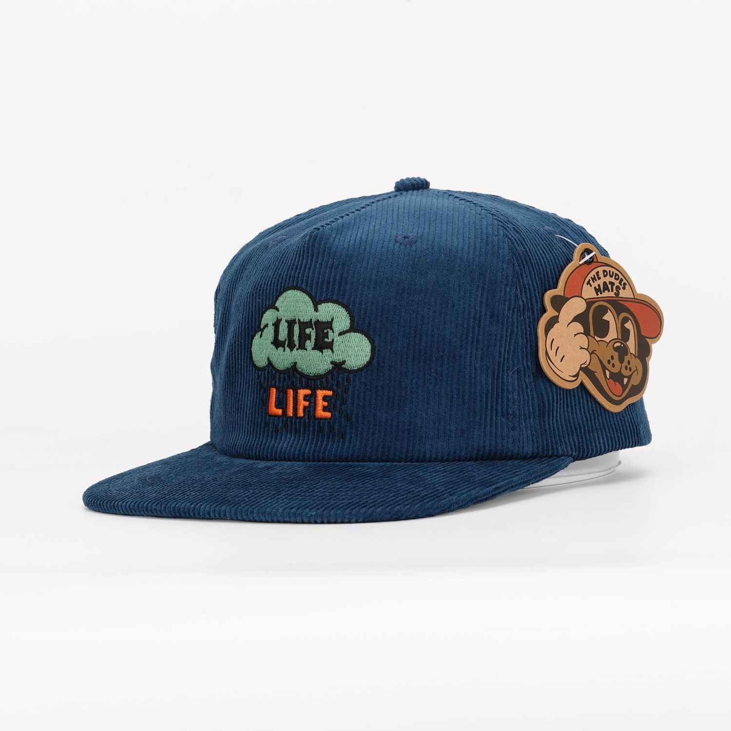 The Dudes Life Unstructured 5 Panel Cap – Saxony Blue
