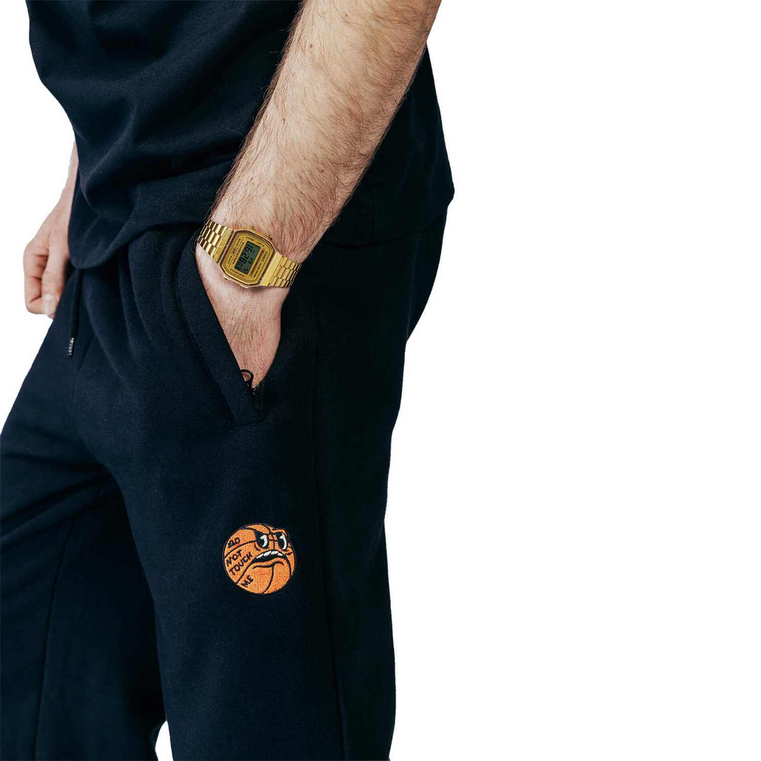 The Dudes Don’t Touch Me Sweatpants – Black