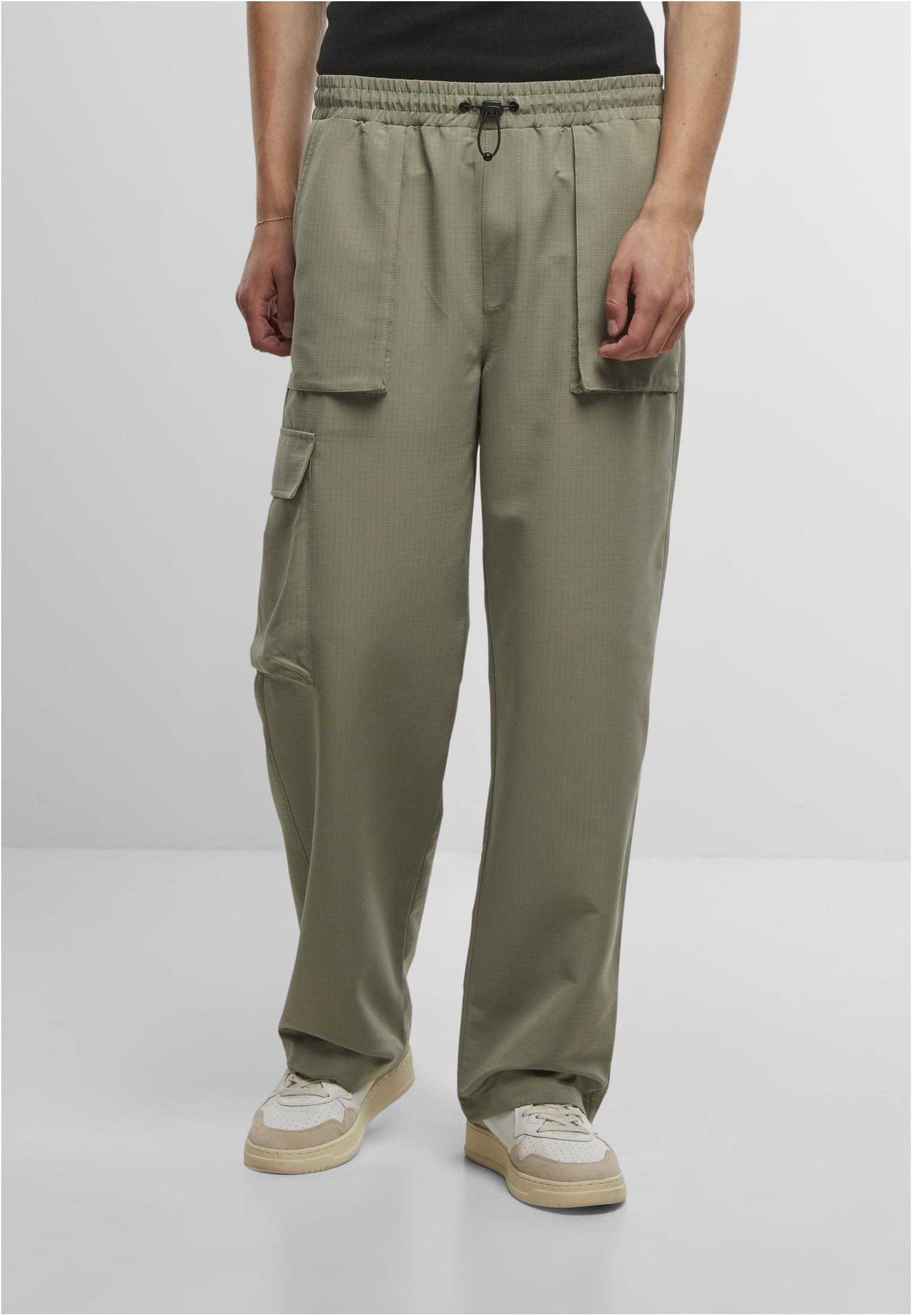 Urban Classics Technical Cargo Pants - Olive