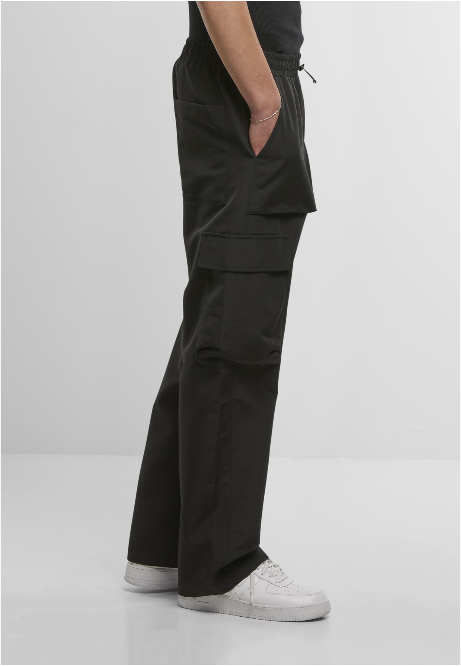 Urban Classics Technical Cargo Pants - Black
