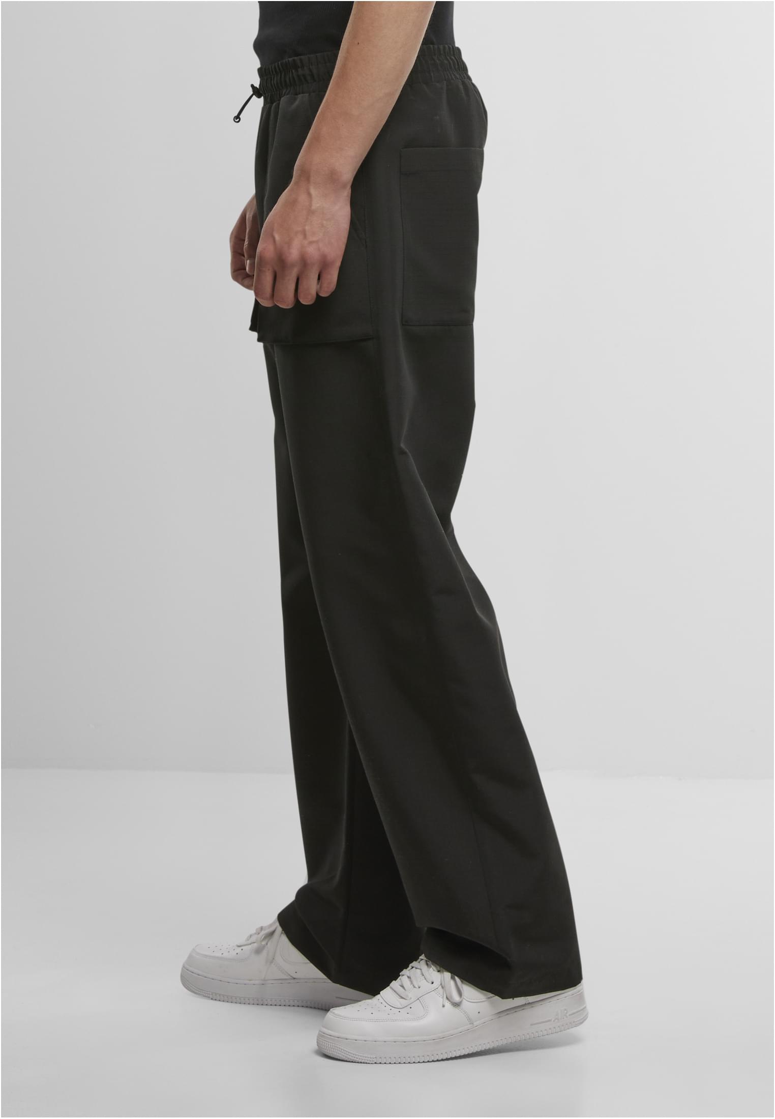 Urban Classics Technical Cargo Pants - Black