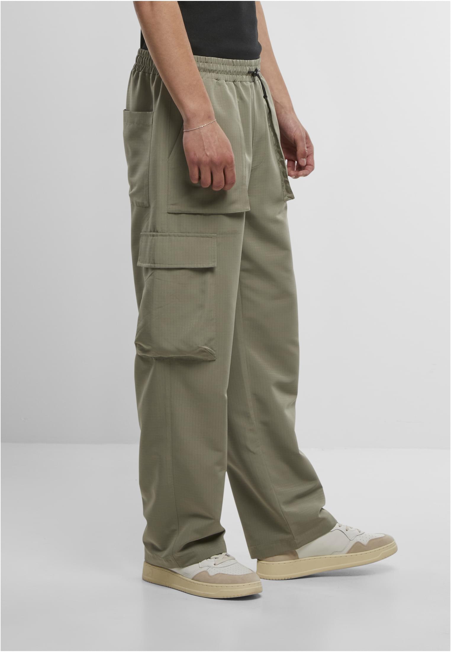 Urban Classics Technical Cargo Pants - Olive