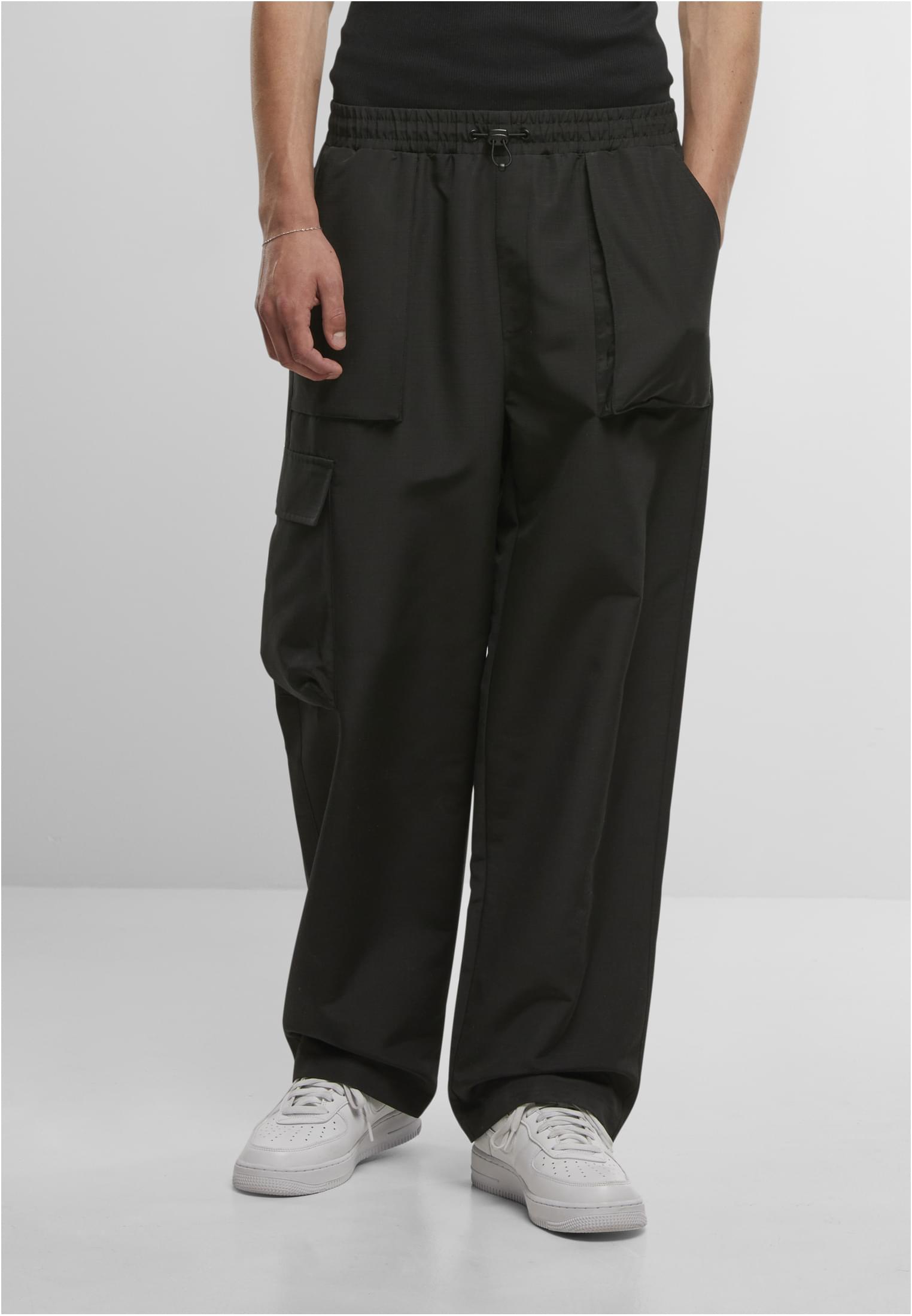 Urban Classics Technical Cargo Pants - Black