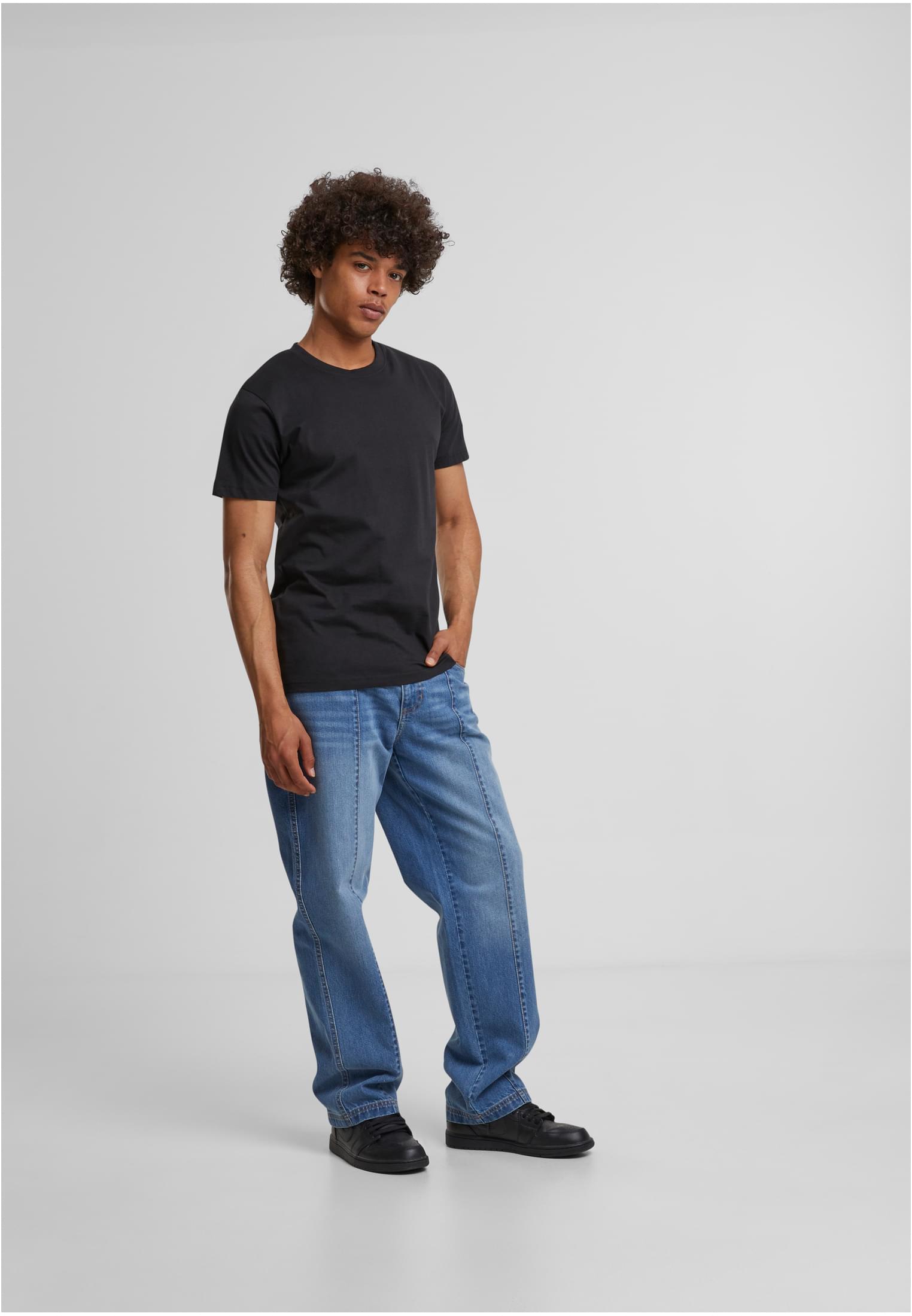 Urban Classics Wide Leg Denim With Dividing Seams