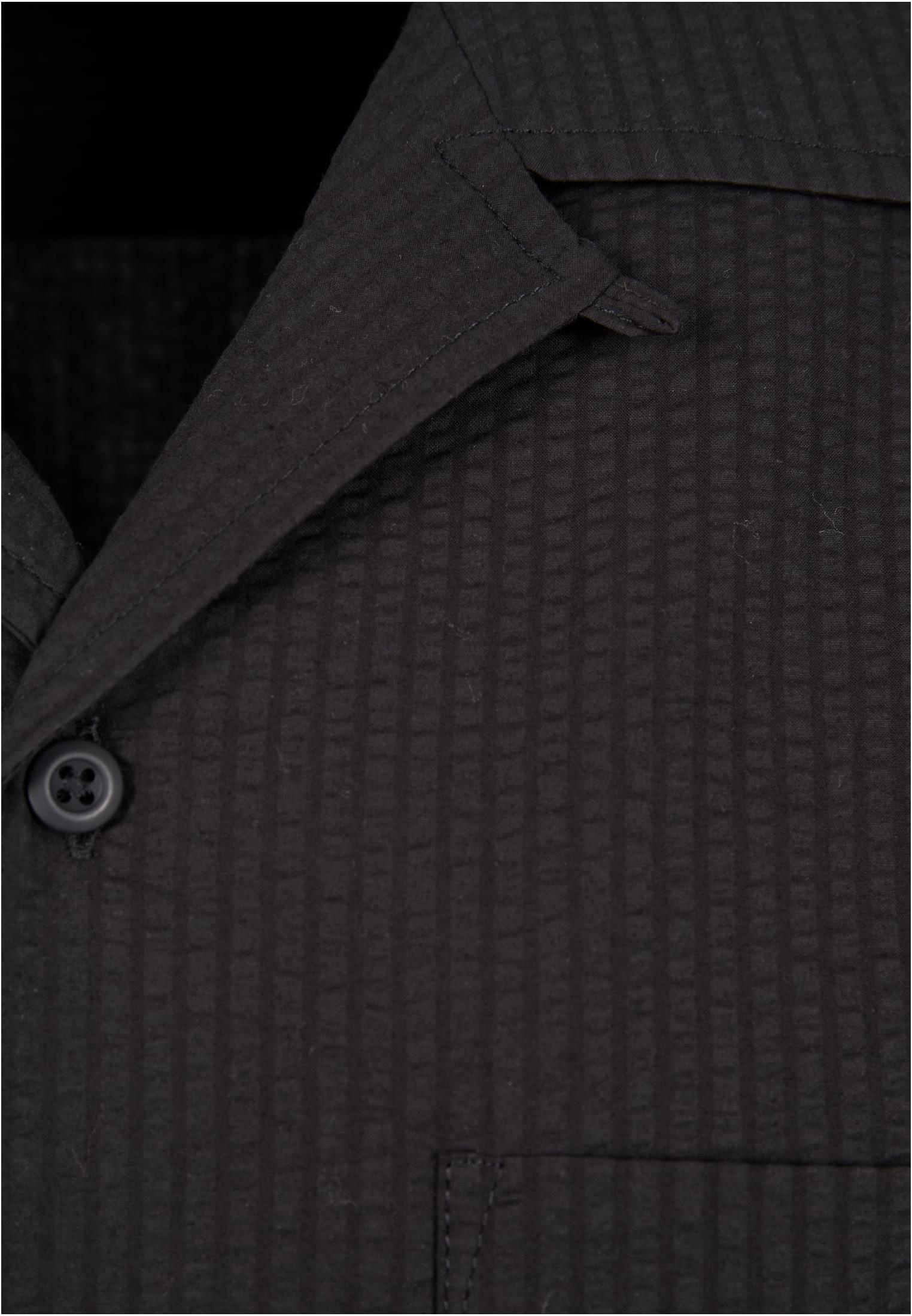 Urban Classics Relaxed Short Sleeve Shirt - Black